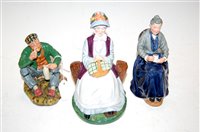 Lot 224 - The Royal Doulton figures; The Wayfarer HN2362,...