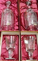 Lot 127 - A collection of Wedgwood glass Royal Wedding...