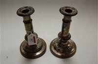 Lot 267 - A pair of Victorian Old Sheffield plate...