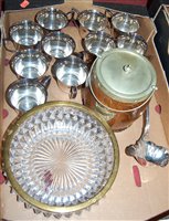 Lot 296 - A box of miscellaneous items, to include 1920s...
