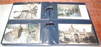 Lot 316 - A postcard album and contents mainly being...