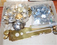 Lot 335 - A post WWII brass button stick stamped JRG&S...