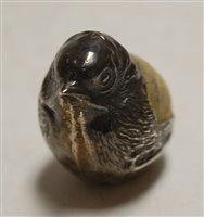Lot 383 - A George V silver novelty pin cushion, in the...