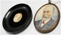 Lot 345 - English school, early 20th century, head and...