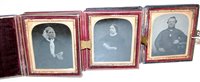 Lot 349 - A Victorian daguerreotype depicting three...