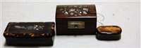 Lot 363 - A Victorian horn, tortoiseshell, white metal...