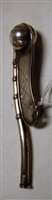 Lot 371 - A Chinese white metal bosun's whistle, 10cm