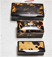 Lot 375 - A Victorian horn and tortoiseshell snuff-box,...