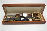 Lot 469 - A gent's Sekonda gilt plated cased and steel...