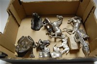 Lot 472 - An early 20th century silver plated car mascot,...