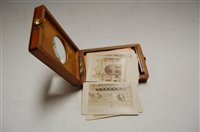Lot 537 - A late 19th century mahogany carte de visite...
