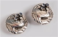 Lot 165 - *Georg Jensen (1866-1935) - a pair of...