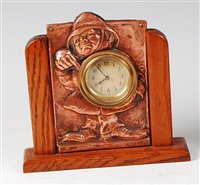 Lot 179 - An early 20th century embossed copper novelty...