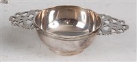 Lot 149 - An Arts & Crafts Scottish silver quaich, of...
