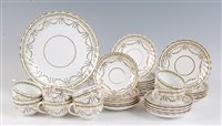 Lot 1070 - *A late Victorian Copeland Spode part tea set,...