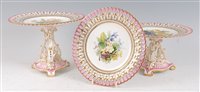 Lot 1101 - A Brown Westhead, Moore & Co part dessert...