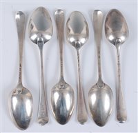 Lot 1135 - Fourteen various principally George III silver...
