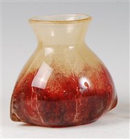 Lot 99 - A WMF Ikora art glass vase, circa 1930, of...