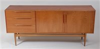 Lot 426 - A 1960s McIntosh teak sideboard, having twin...