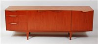 Lot 437 - A 1960s McIntosh Dunvegan teak long sideboard,...