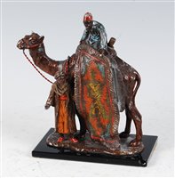 Lot 238 - After Franz Bergmann - a cold painted spelter...