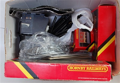 Lot 821 - A Hornby R410 operating turntable with motor...