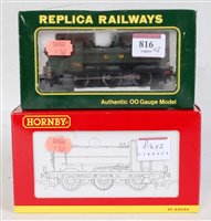 Lot 816 - A Replica Railways GWR green pannier tank...