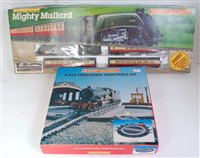 Lot 809 - A Hornby R542 Mighty Mallard train set...