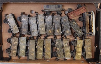 Lot 547 - Small box containing assortment of plastic and...