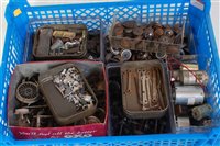 Lot 505 - Small tray containing items from Modellers...