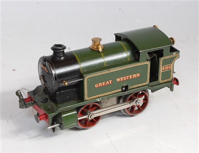 Lot 338 - Hornby 1933-8 No. 2E light blue lamp standard,...