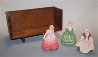 Lot 1 - Three small Royal Doulton figurines to include...
