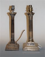 Lot 23 - A Victorian Old Sheffield Plate Corinthian...