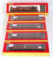 Lot 860 - 4 Hornby later series Stanier period 3 coaches...