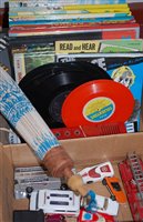 Lot 85 - A box of miscellaneous items, to include loose...
