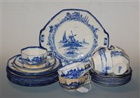 Lot 114 - A Royal Doulton part tea service in the...