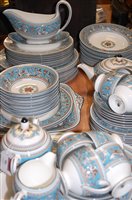Lot 96 - A Wedgwood bone china eight place setting...