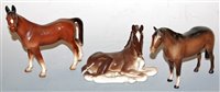 Lot 231 - A Beswick foal, gloss finish; one other...
