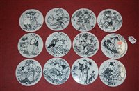 Lot 139 - Bjorn Windblad for Nymolle, a set of 12 Danish...