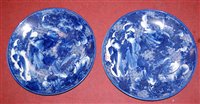 Lot 149 - A pair of Japanese late Meiji period blue &...