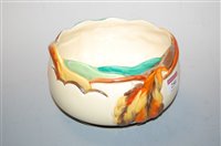 Lot 250 - A Clarice Cliff Newport Pottery fruit bowl,...