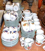 Lot 161 - A Royal Worcester 12 place setting tea and...