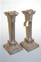 Lot 262 - A pair of early 20th century silver plated...