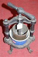 Lot 171 - A Victorian cast iron table top 1 litre fruit...