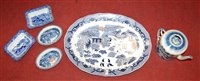 Lot 172 - A Chinese stoneware blue & white teapot of...