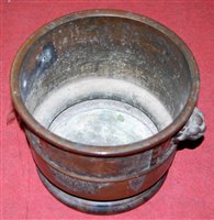 Lot 208 - An early 20th century bronze jardinière,...