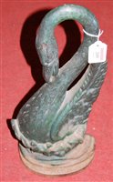 Lot 209 - A large painted cast iron doorstop in the form...
