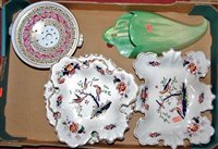 Lot 211 - A 19th century Minton's soap dish and strainer,...