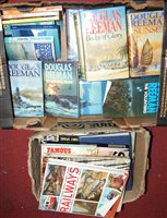 Lot 216 - Two boxes of miscellaneous books, to include...