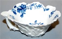 Lot 407 - An 18th century Worcester blue and white...